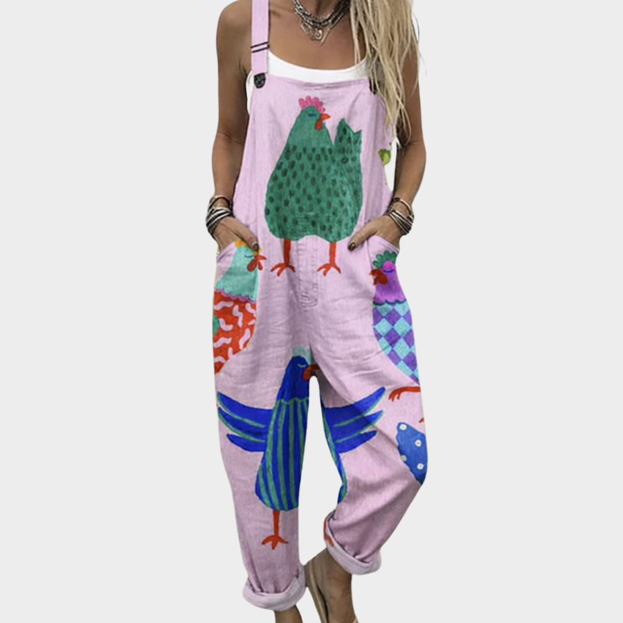 Soreva™ | Comfortabele bedrukte Jumpsuit