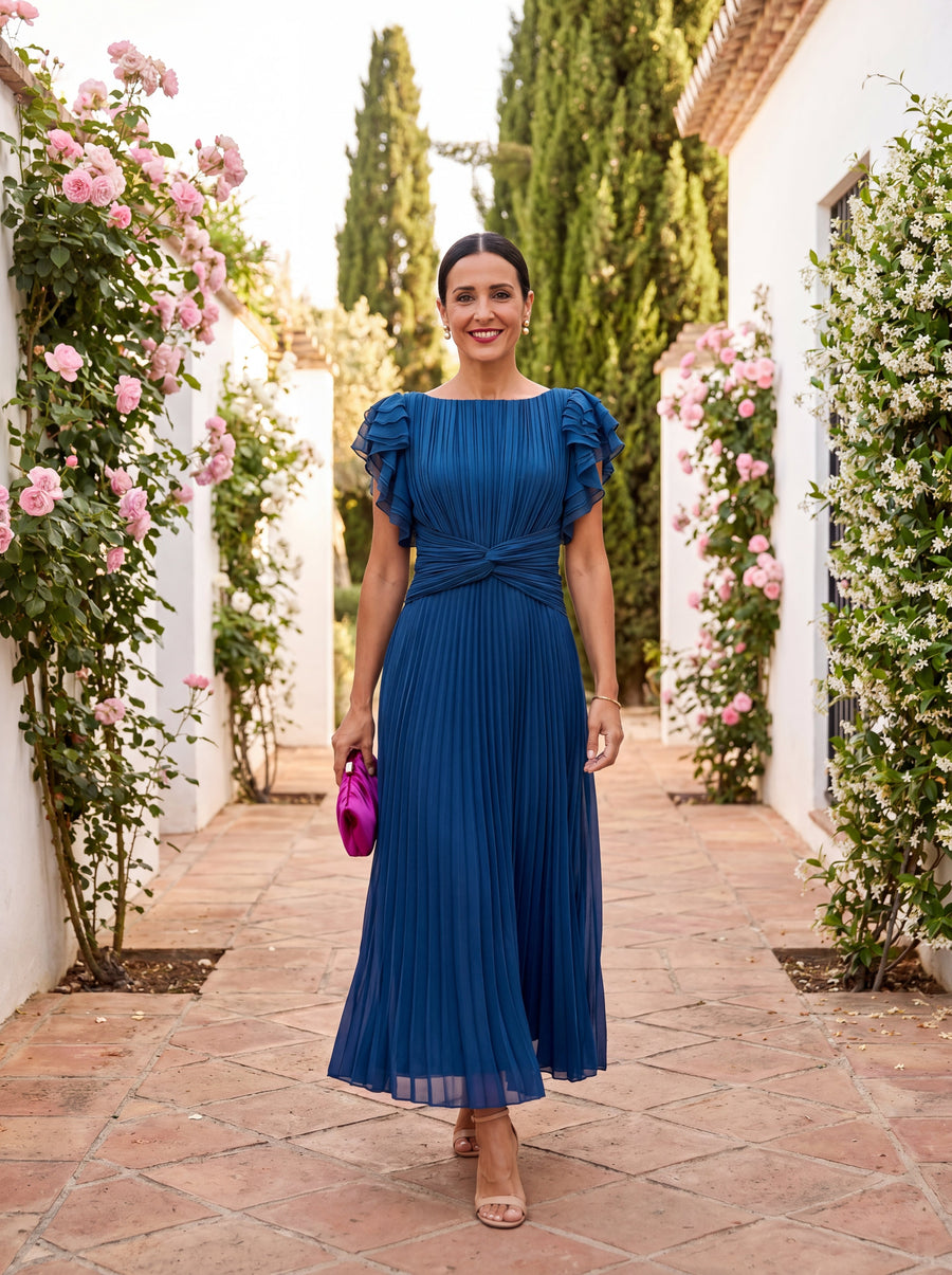 Gloria | Jurk met elegante val