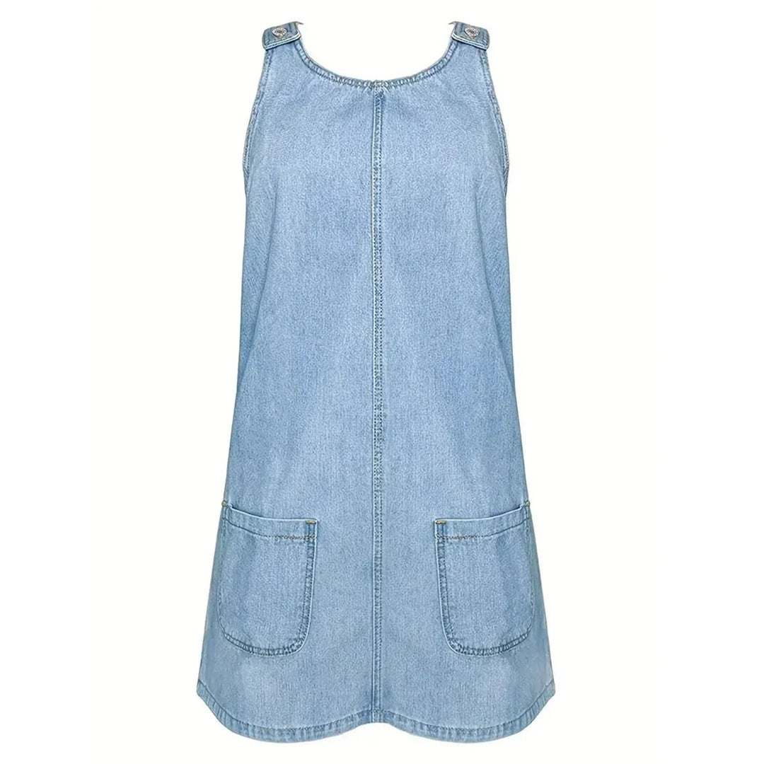 Saylor | Ontspannen jurken met denimlook