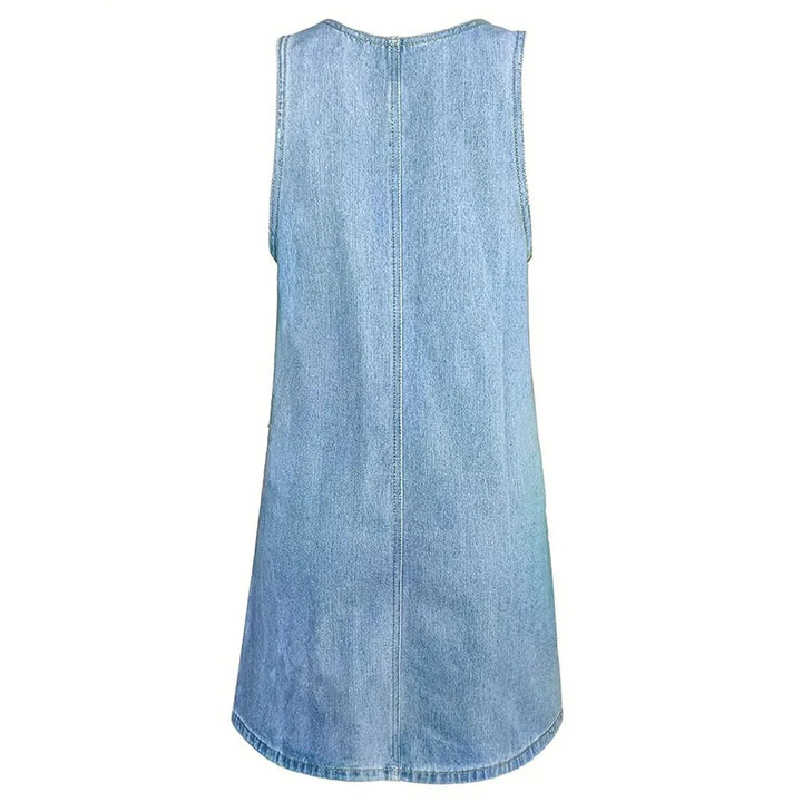 Saylor | Ontspannen jurken met denimlook