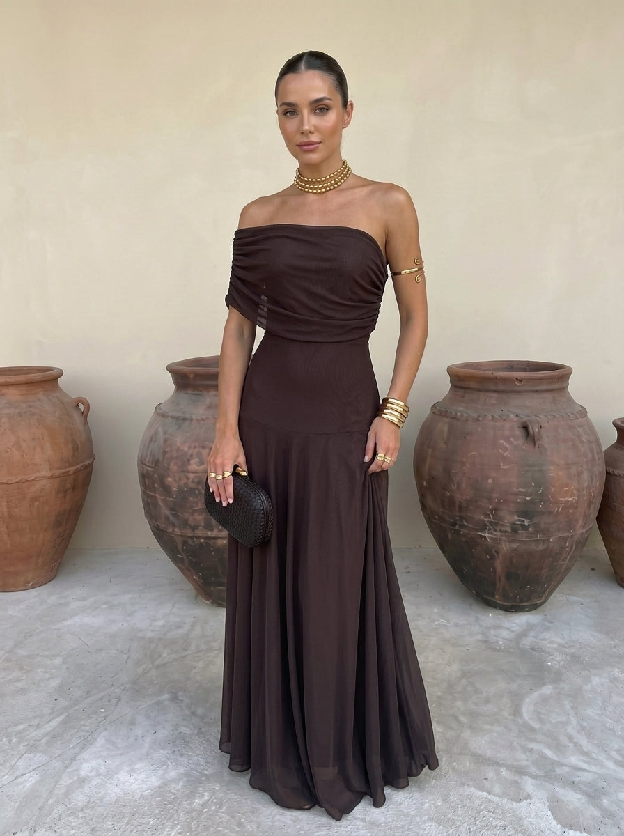 Elegante Simba Jurk van Zijde Tulle - Maison Claire en Sylvie