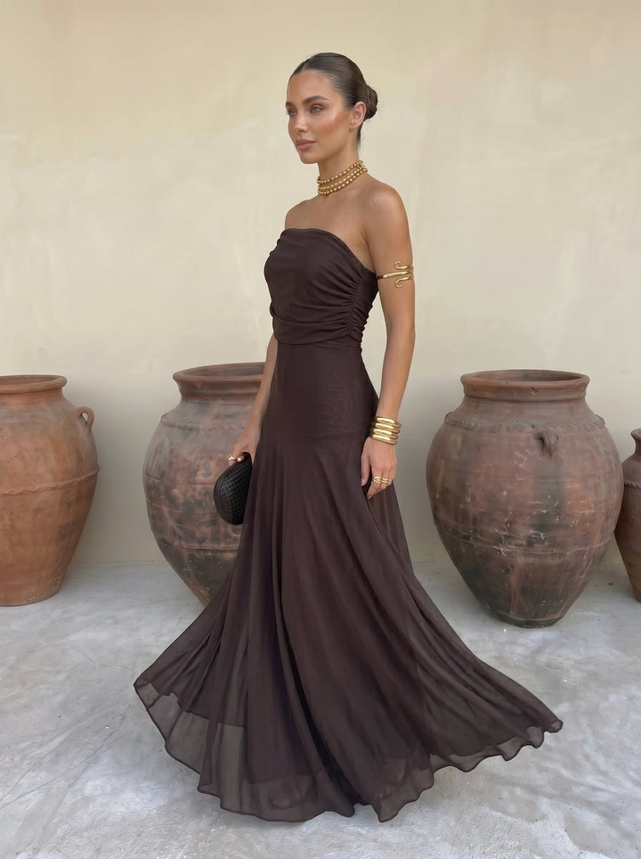 Elegante Simba Jurk van Zijde Tulle - Maison Claire en Sylvie