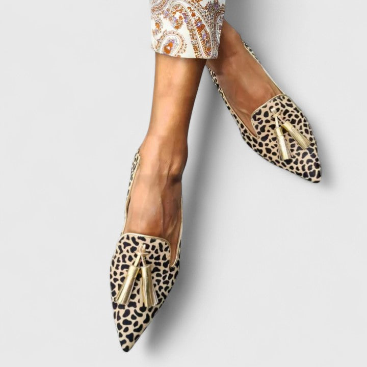 Roberta | Classic Moccasin met Print
