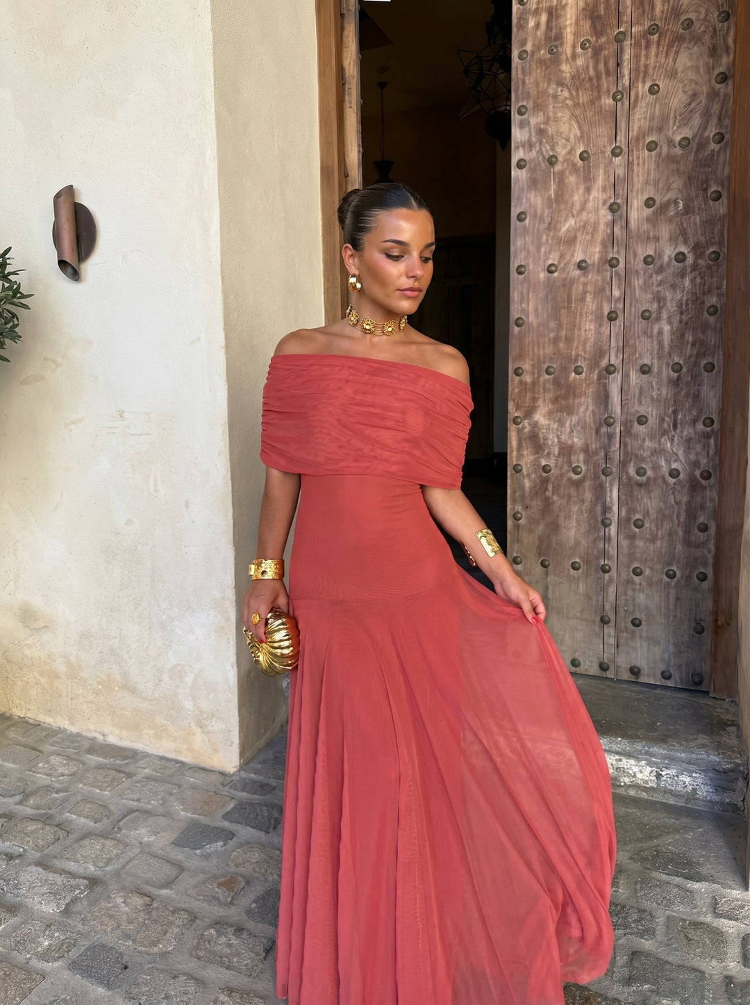 Elegante Simba Jurk van Zijde Tulle - Maison Claire en Sylvie