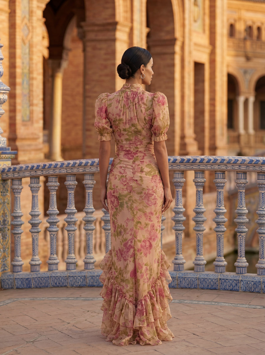 Elegante Zijde Robe Rosario – Huis Claire en Sylvie
