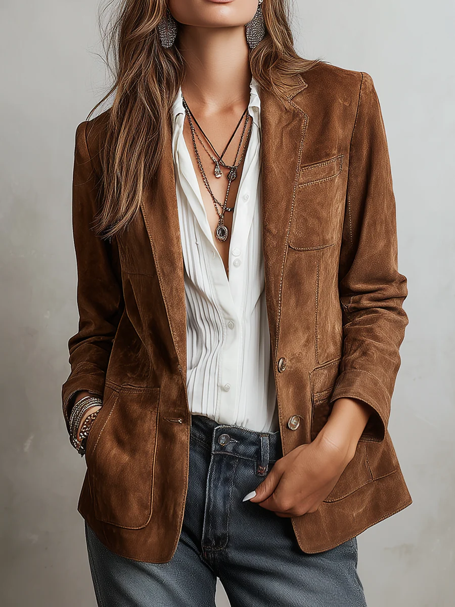 Assia | Suède Blazer