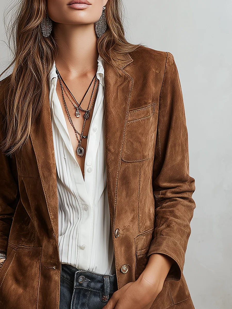 Assia | Suède Blazer