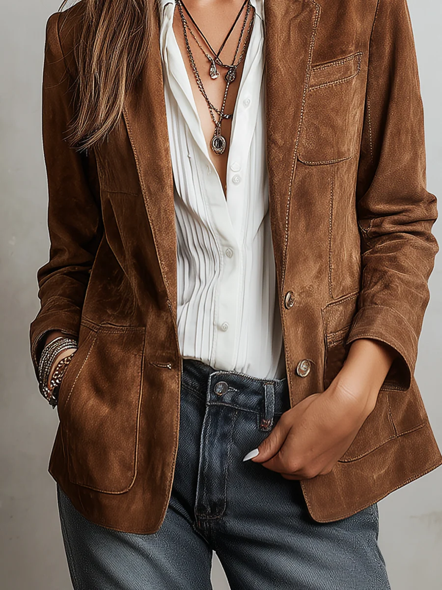 Assia | Suède Blazer