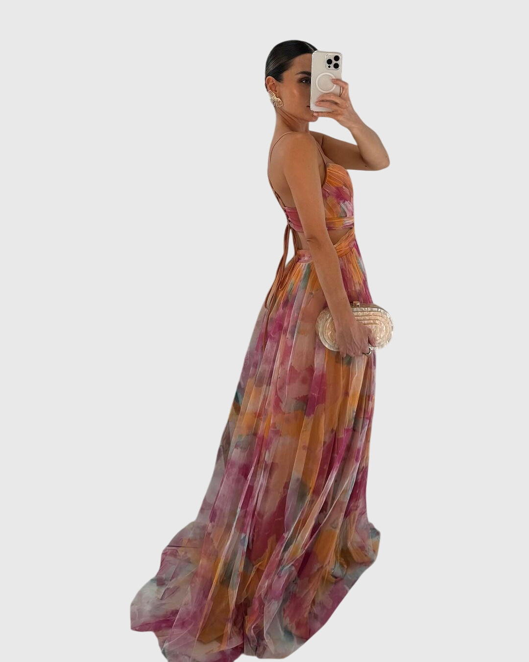 Giselle™ | Bloemen Maxi Jurk