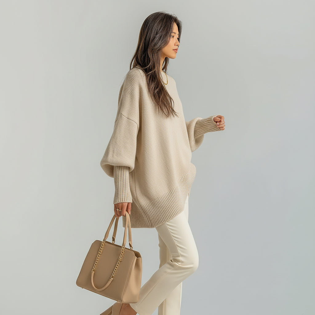 Ilona | Elegante asymmetrische trui
