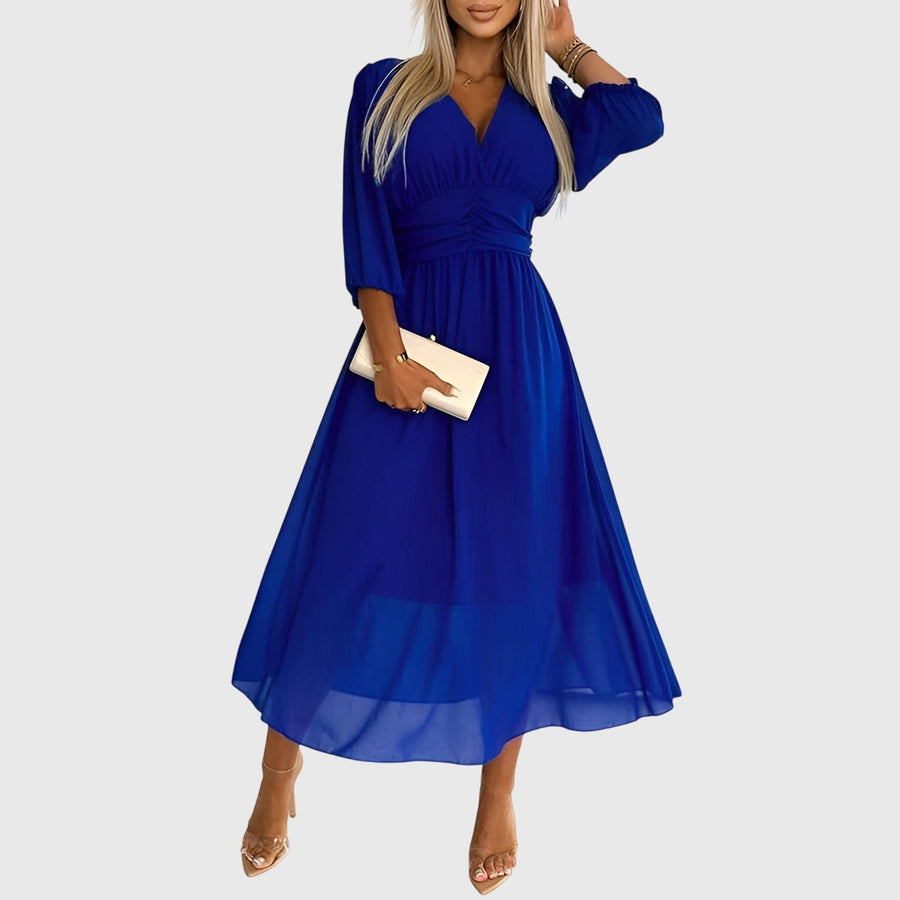 Chloe™ | Lichtgewicht Zijde Chiffon Jurk