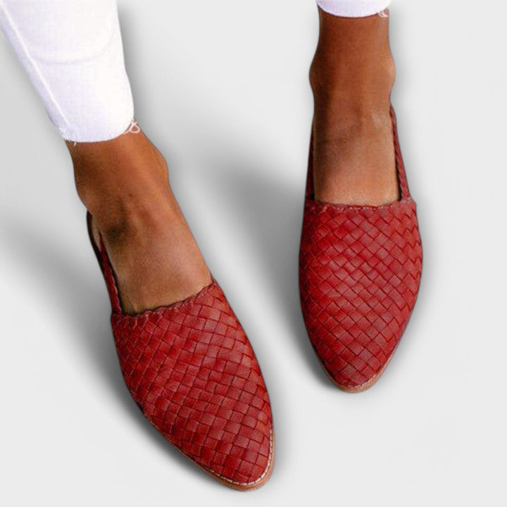 Aurora | Geweven Slingback Loafer