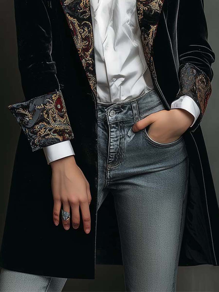 Btissam | Elegante Blazer met brokaat