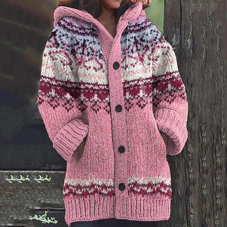 Cathalijne | Gezellige jacquard cardigan