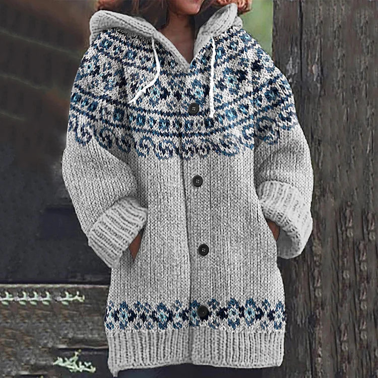 Mèlanie | Gebreide Cardigan met patroon