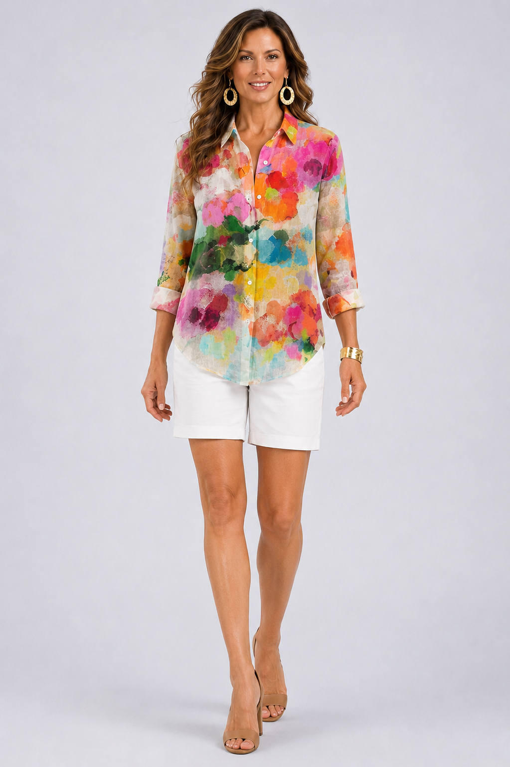 Myrelle™ | Waterverf Dromen Blouse
