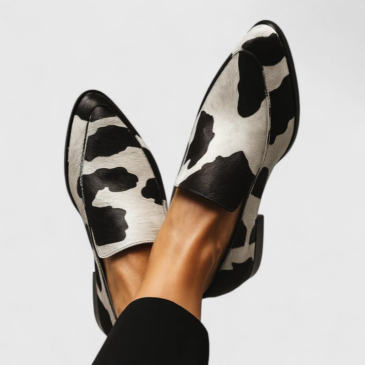 Antonella | Twee-Kleur Slip-On Loafer