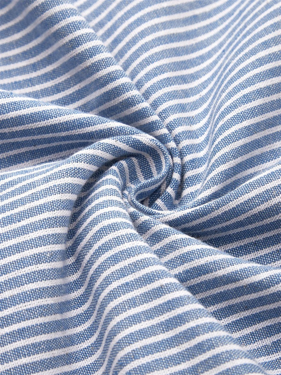 Wanda™ Gestreepte Midi-jurk