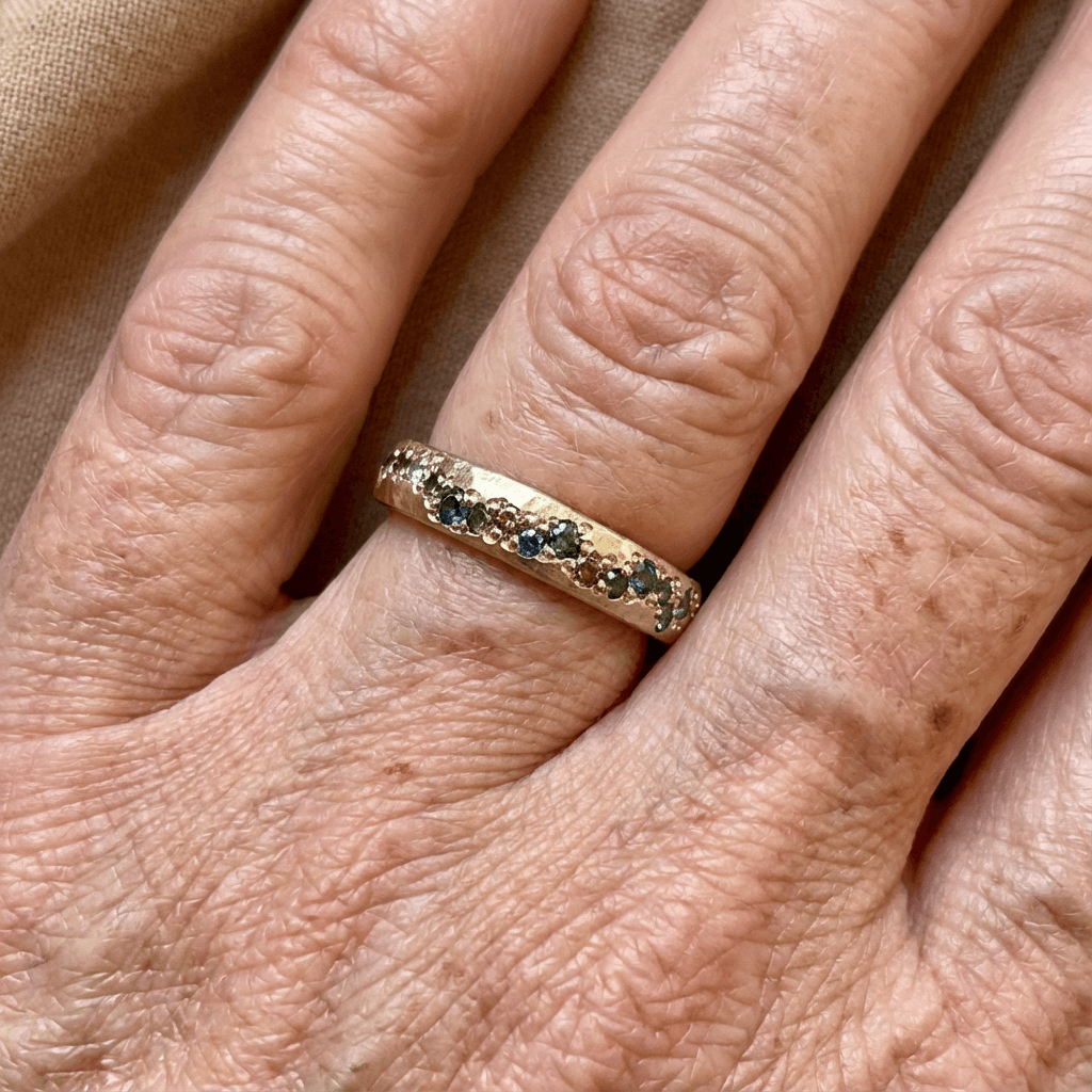 Vintage Gouden Bunter Ring