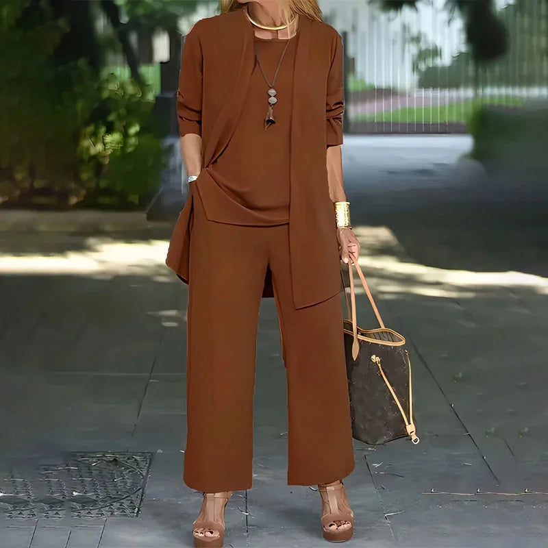 Kaevia™ – 3-delige Loose Fit Lounge Set