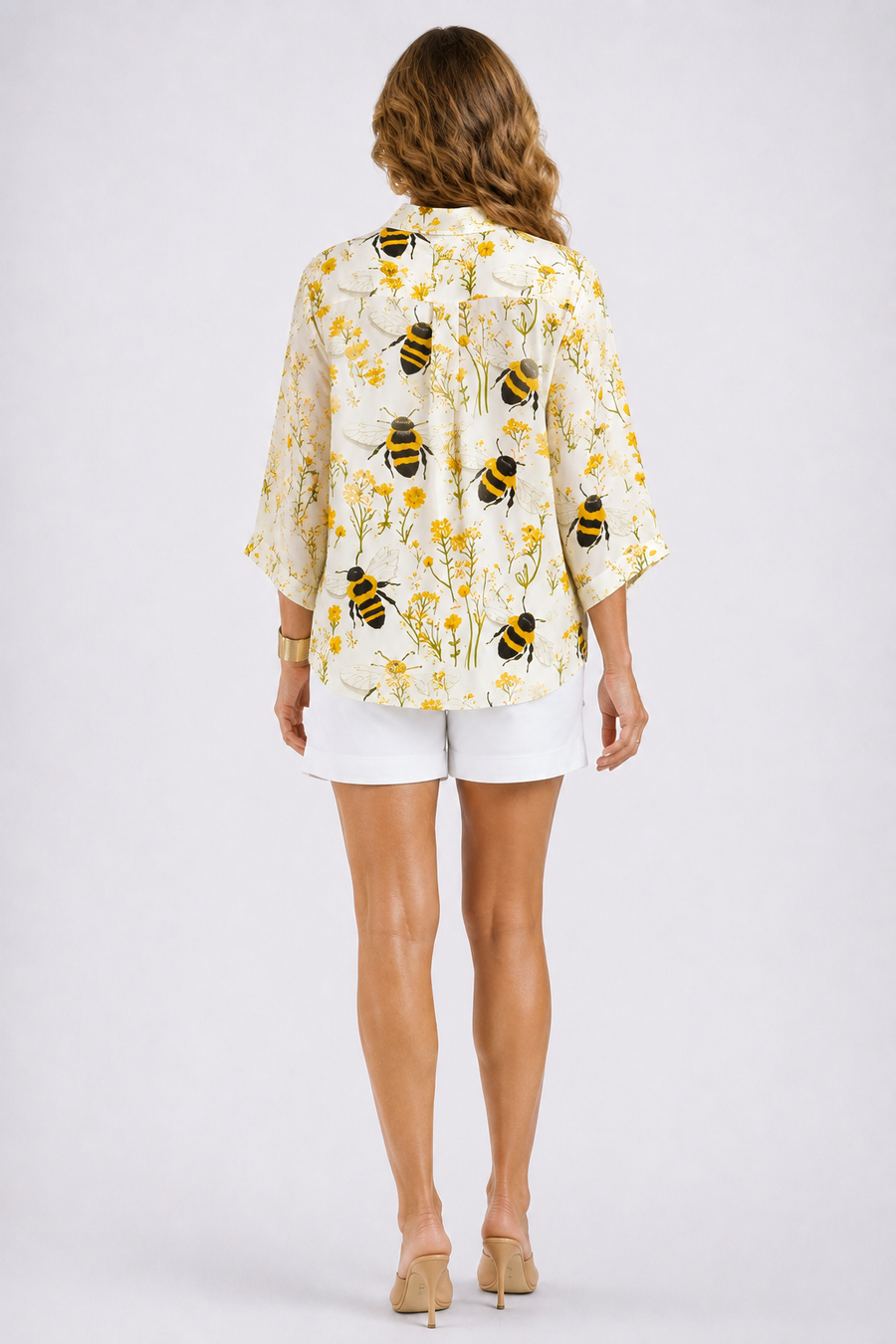 Oryndra™ | Gouden Bij Blouse