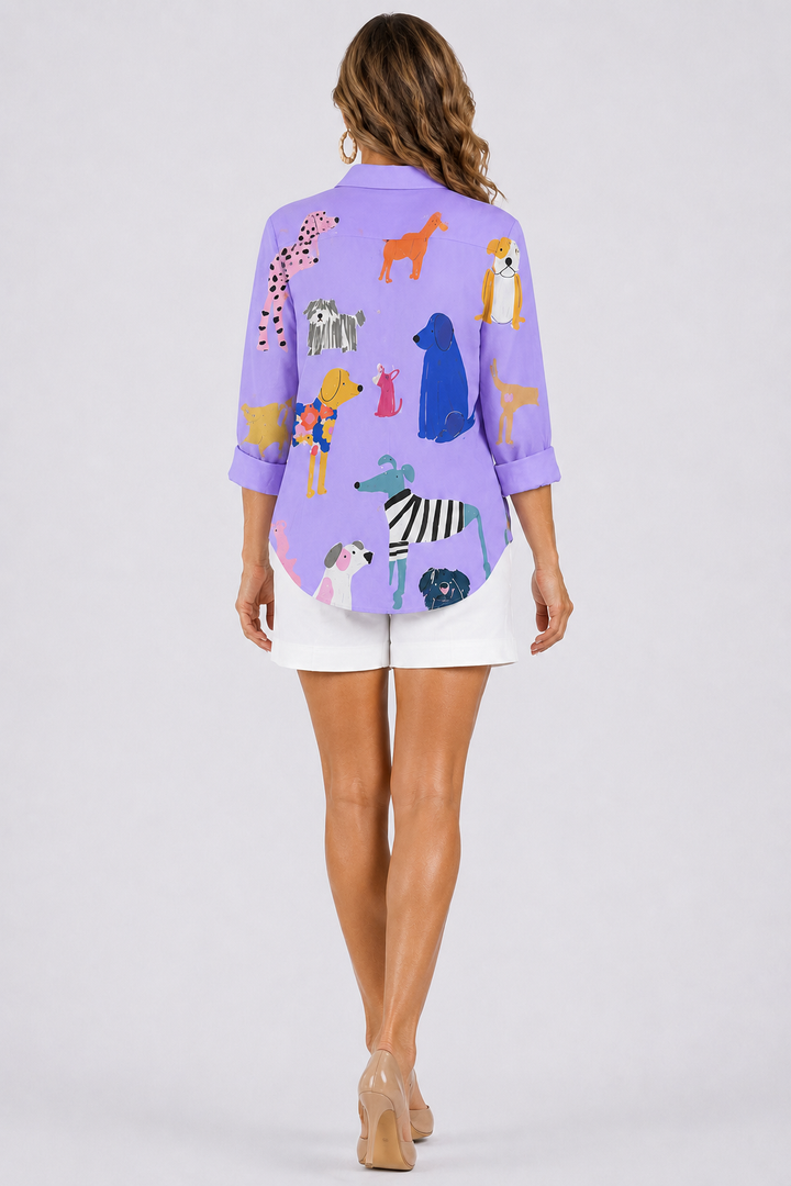 Lorissa™ | Speelse Honden Blouse
