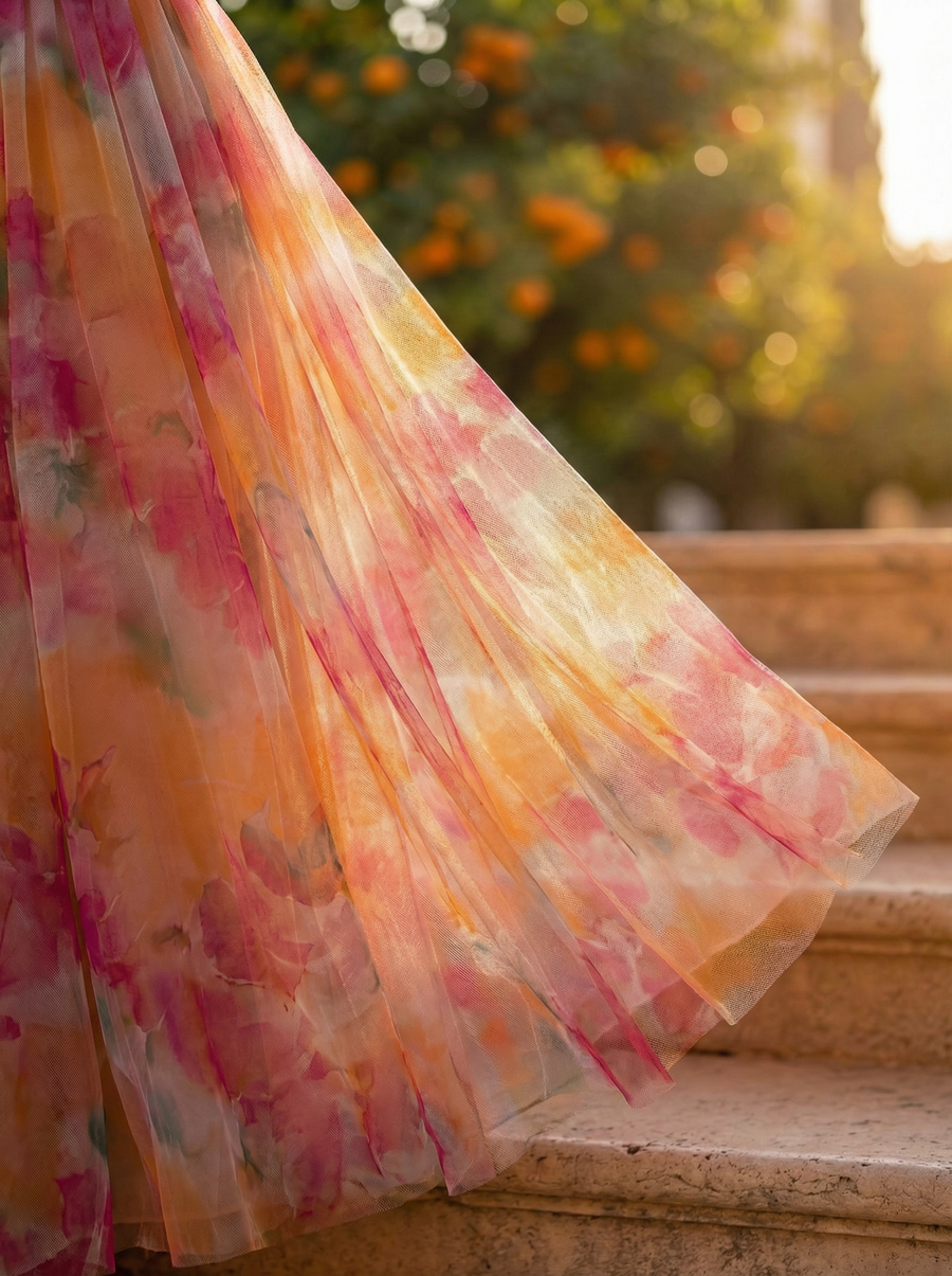 Elegante Zijde Marbella Jurk – Maison Claire et Sylvie