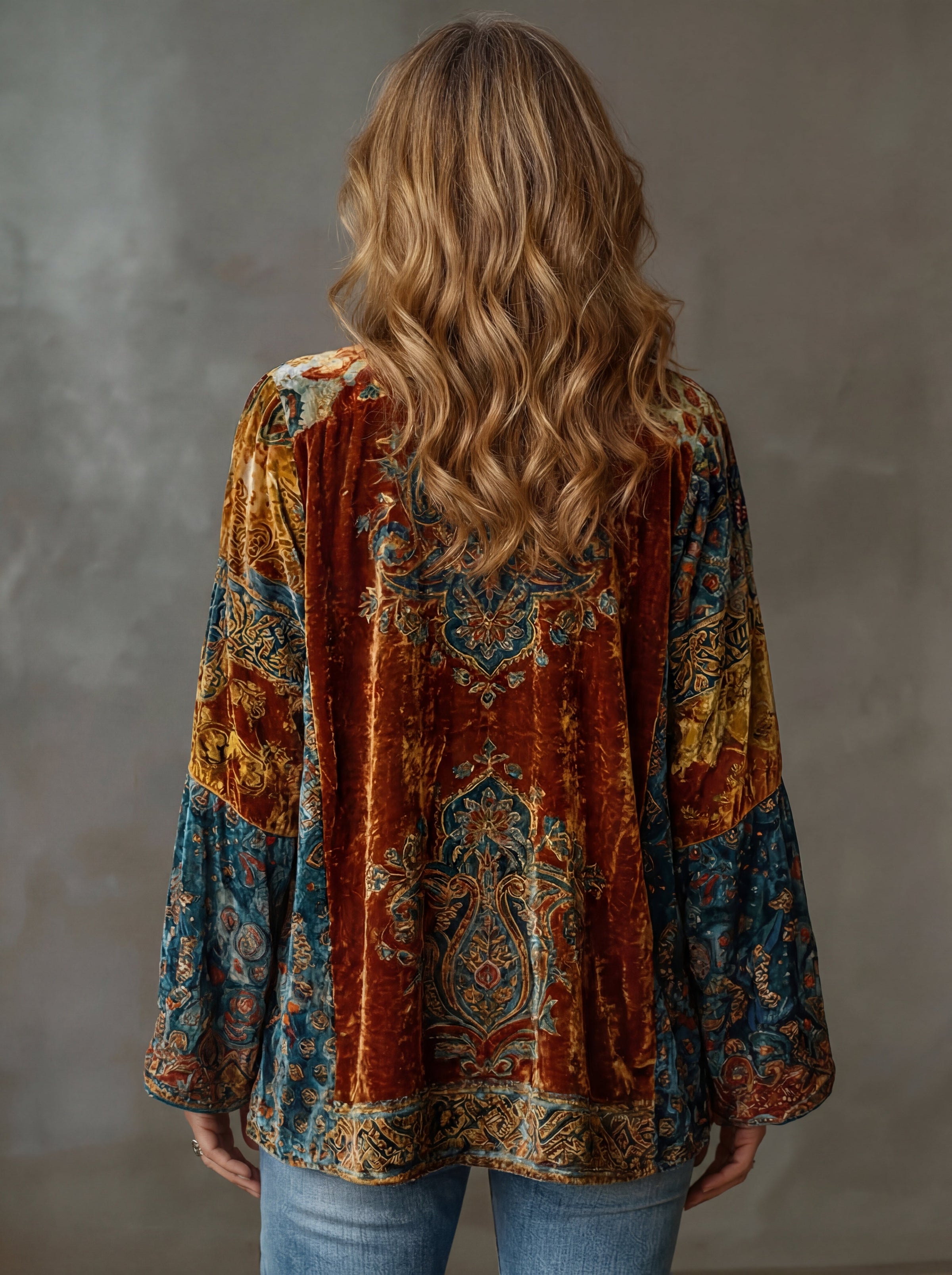 Darcy | Boho Geborduurde Kimono Cardigan