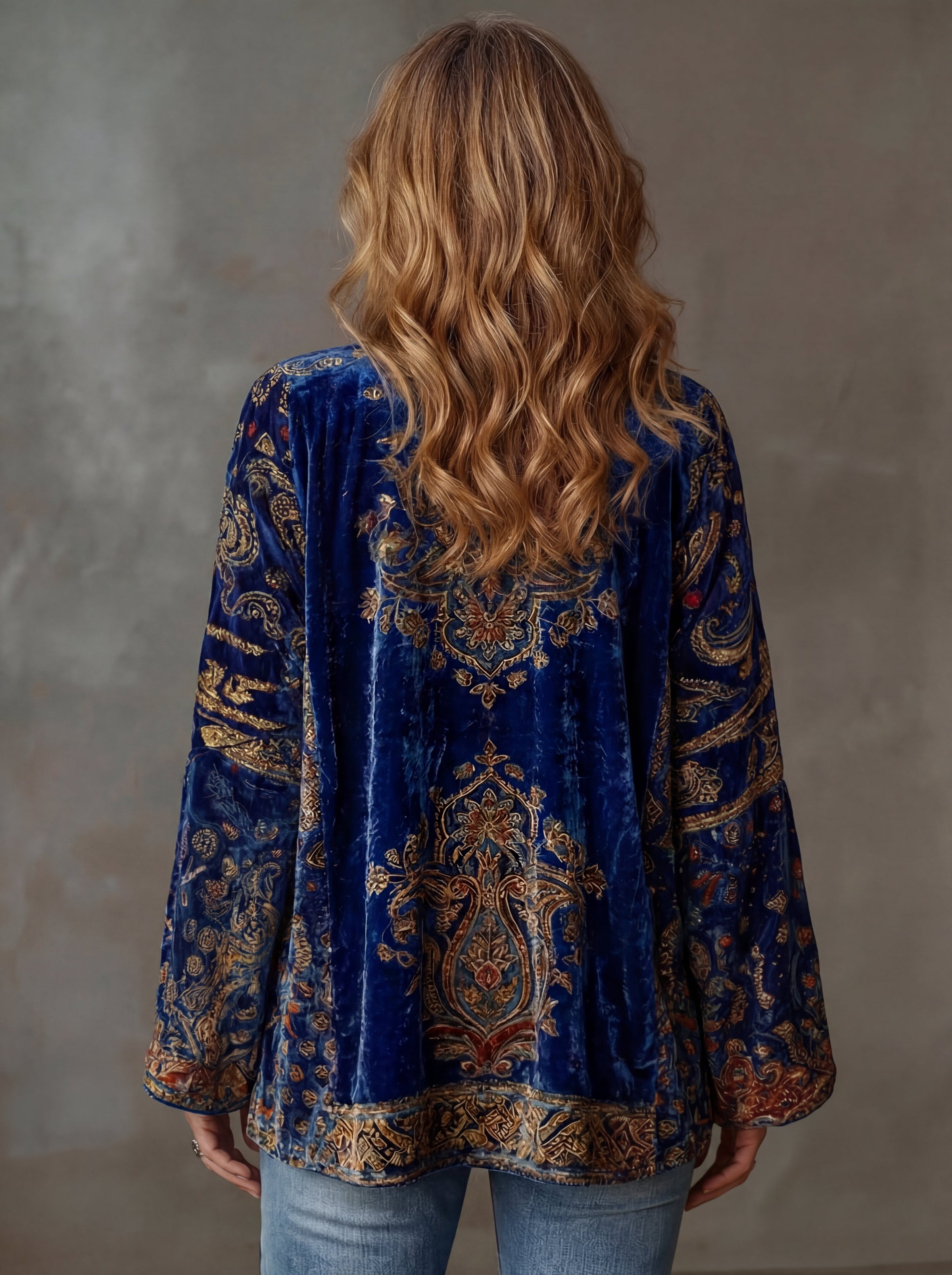Darcy | Boho Geborduurde Kimono Cardigan
