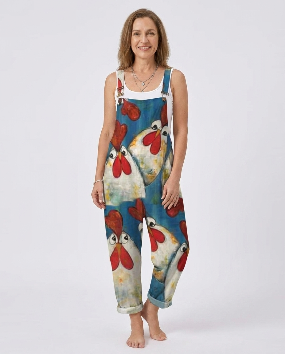 Syvarra™ | Comfortabele bedrukte jumpsuit