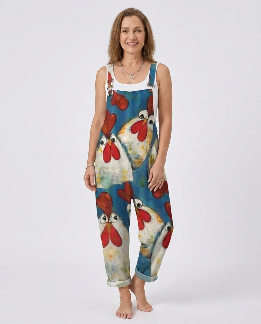 Syvarra™ | Comfortabele bedrukte jumpsuit