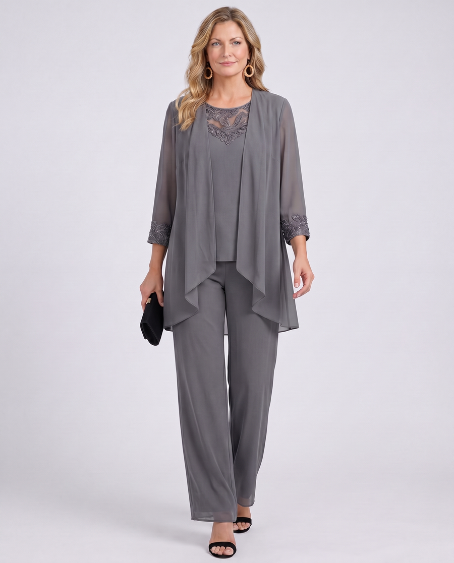 Lillie™ | Minimalistische stijl klassieke drie-delige set