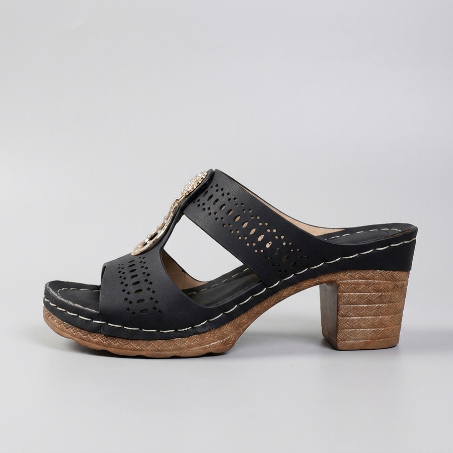 Linda | Hoge Hak Orthopedische Comfort Sandalen