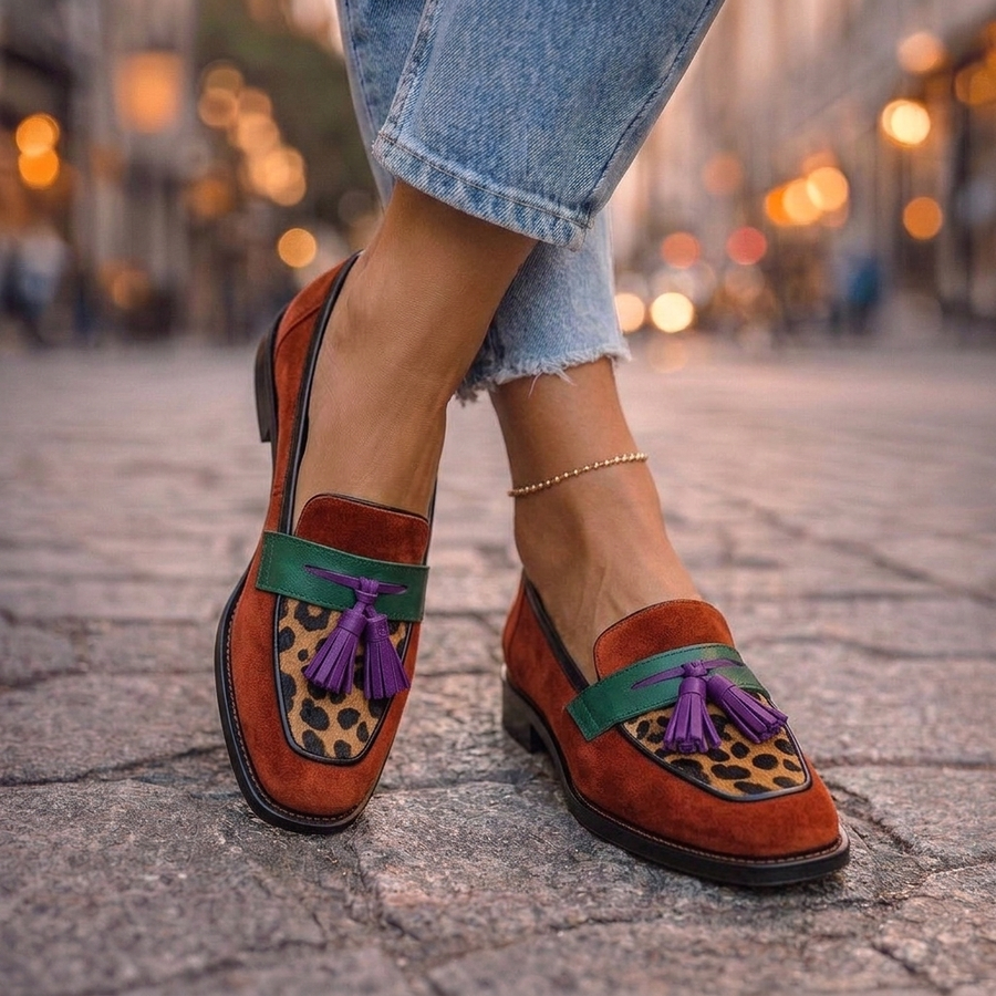Tineke | Kleurrijke Loafers