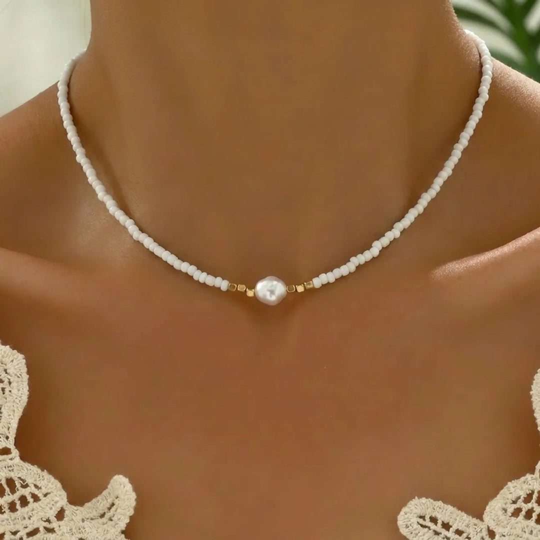 Yvonne | Minimalistische Turquoise Ketting