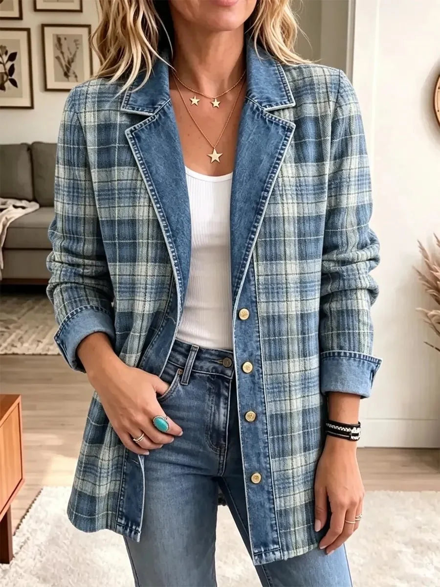 Jony | Geruite Blazer
