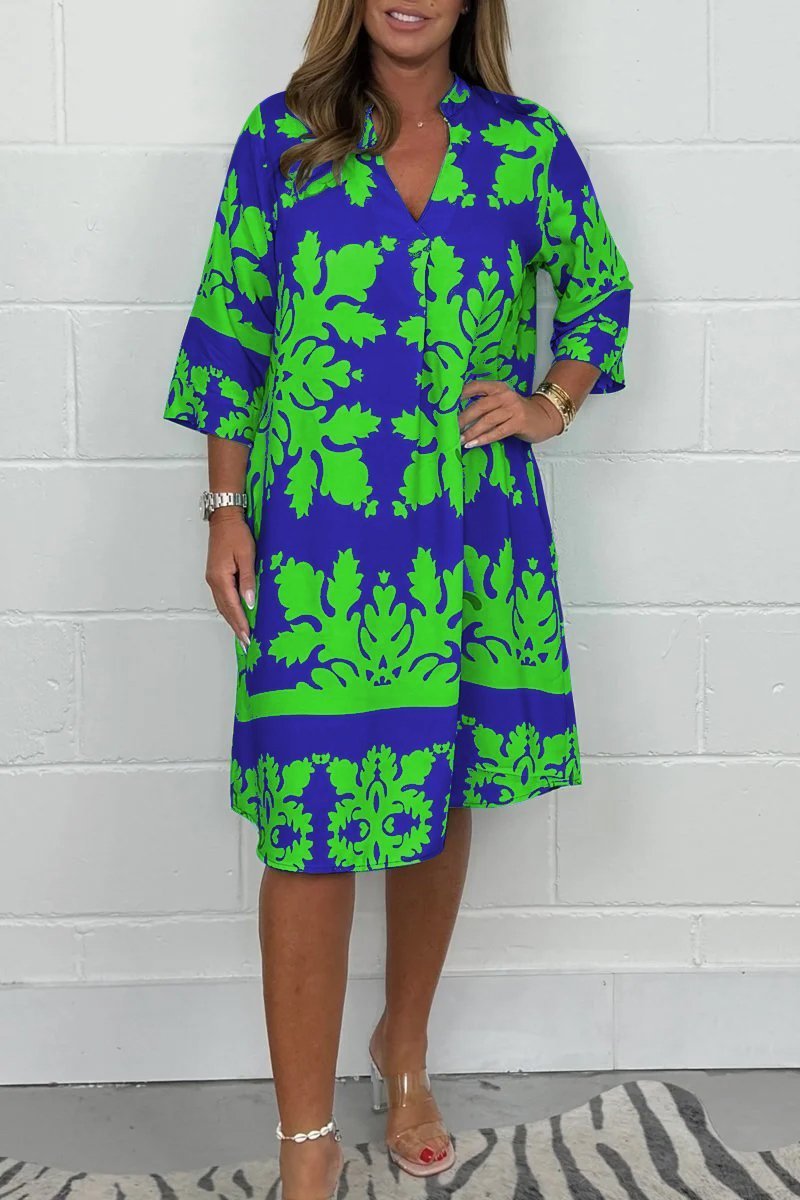 Sylvie | Elegante V-Hals Jurk