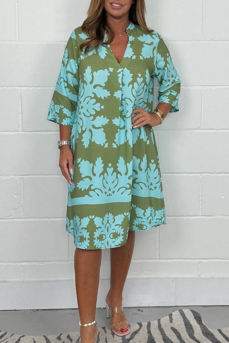 Sylvie | Elegante V-Hals Jurk