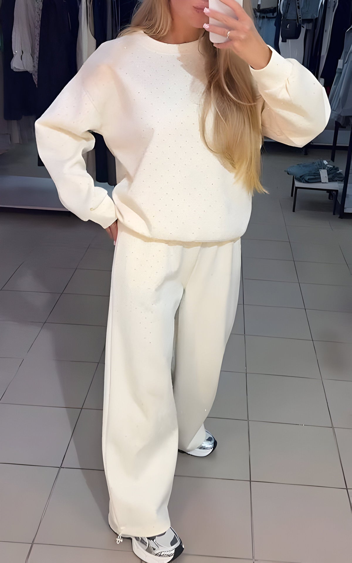 Esha | Comfortabel joggingpak met glitter