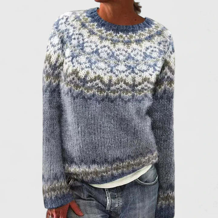 Mylène | Jacquard trui