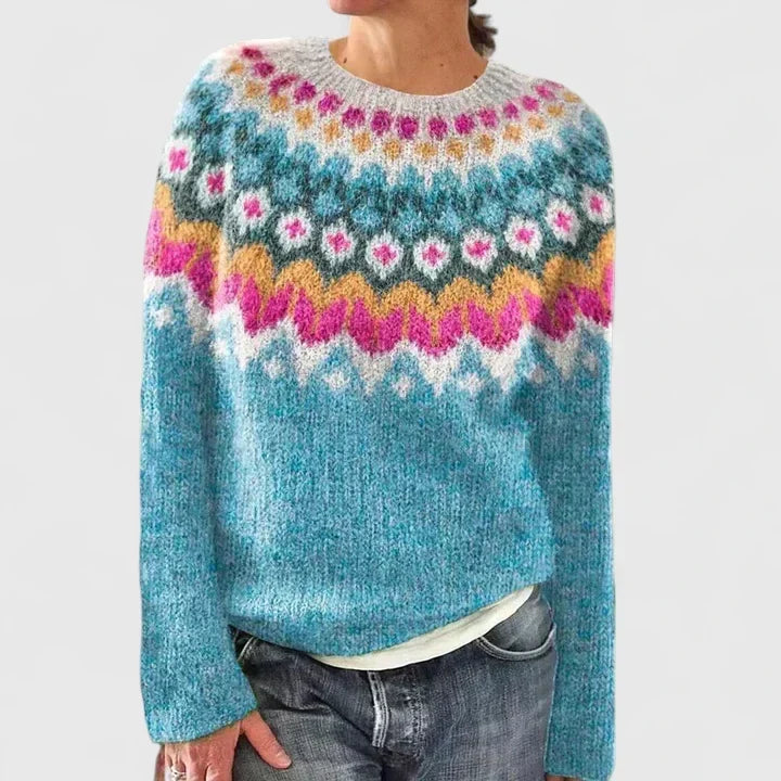Mylène | Jacquard trui