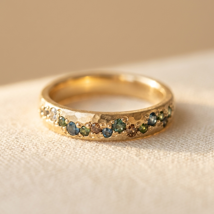 Vintage Gouden Bunter Ring