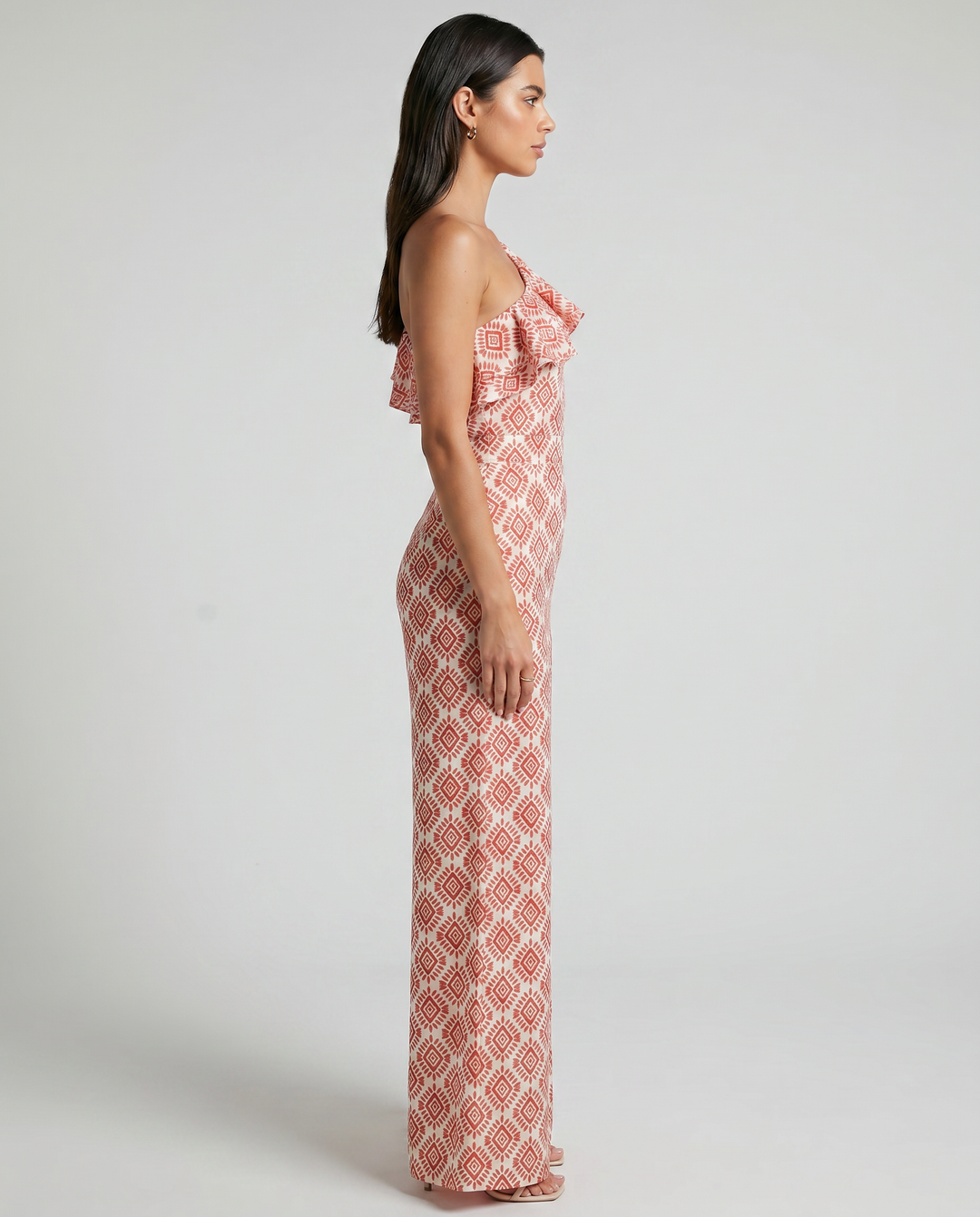 Jimena | Lente geometrisch patroon jumpsuit