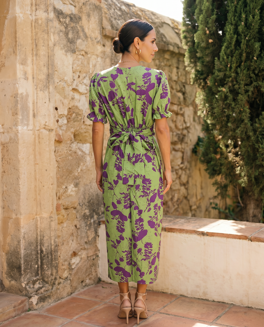 Andrea | Lente jurk met print
