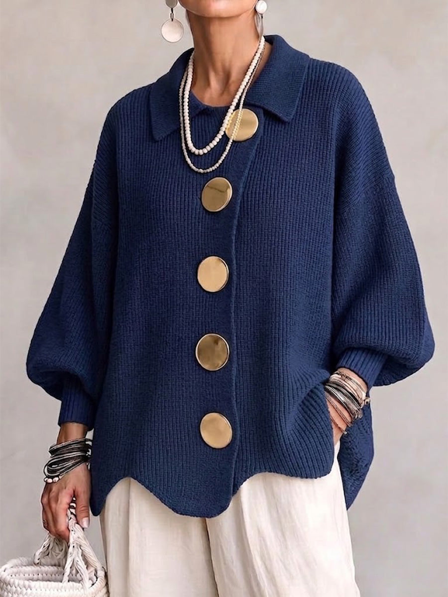 Ichelle | Oversized blouse met kraag
