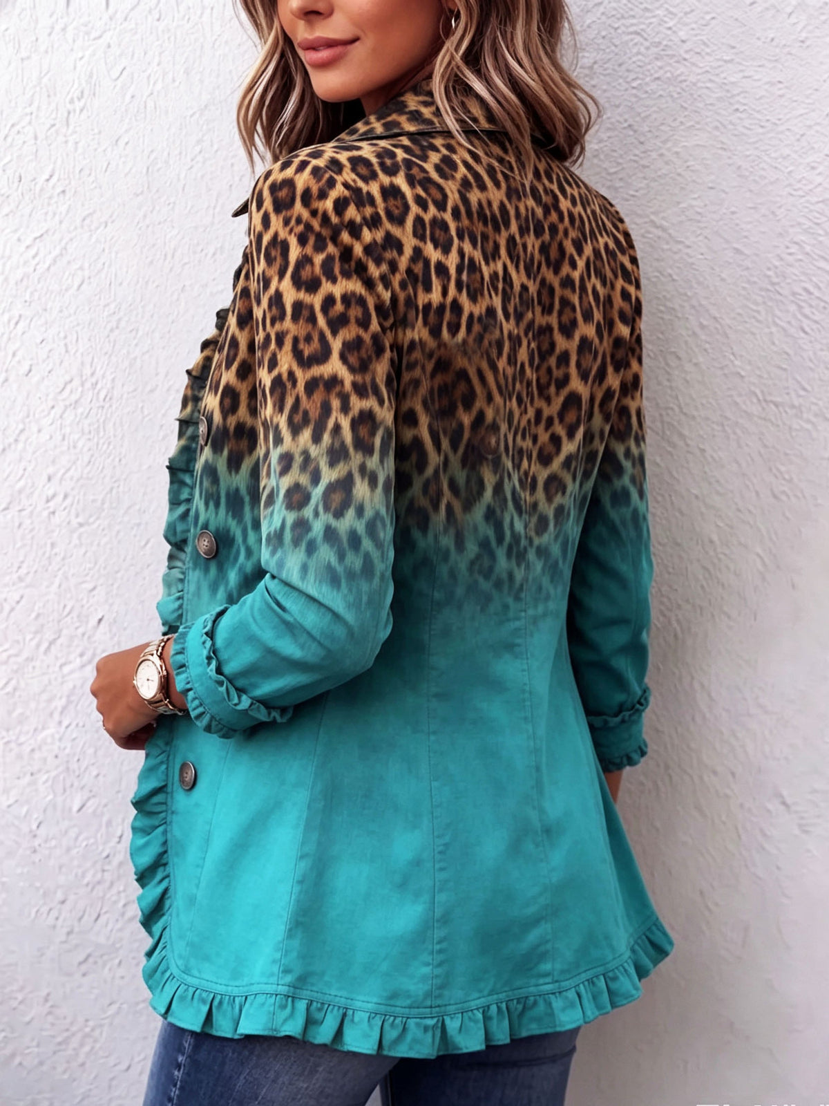 Luce | Ombré Blazers met dierenprint