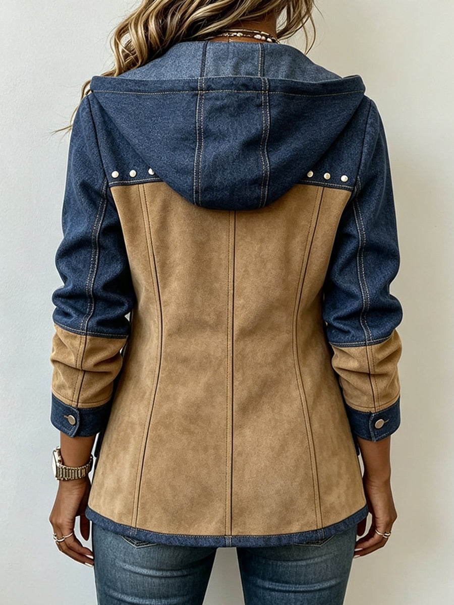 Susannah | Colorblocked hoodie jack