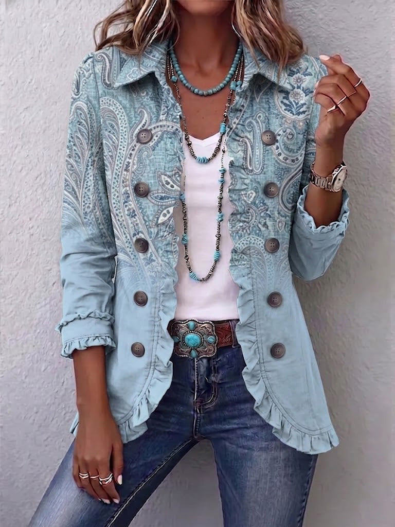 Nathaly | Vintage Blazers met paisley