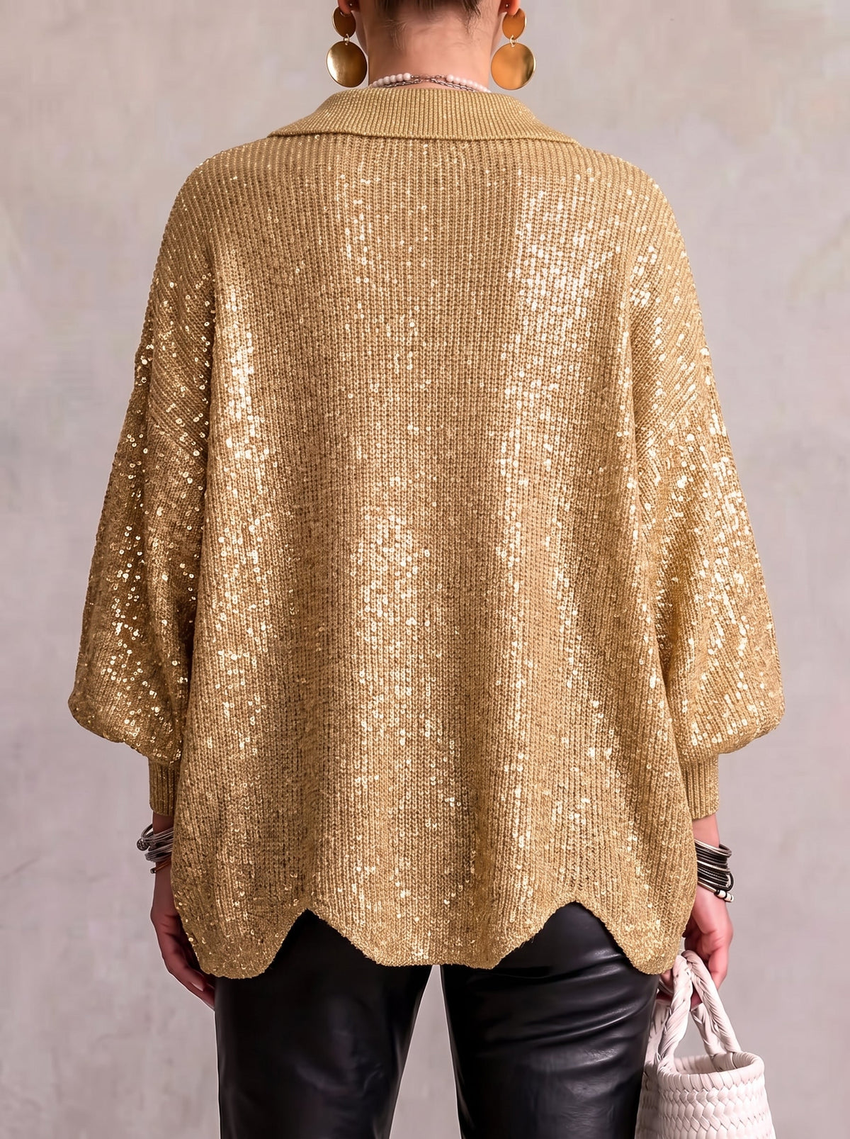 Ichelle | Oversized blouse met kraag