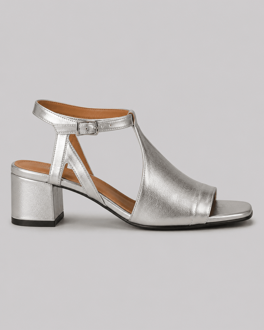 Serena | Zilveren zomer sandalen
